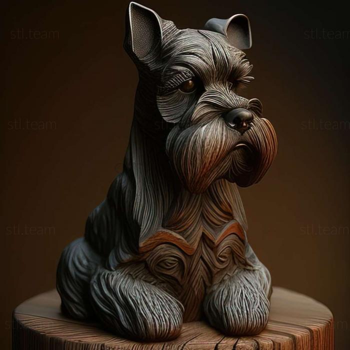 Zwergschnauzer dog